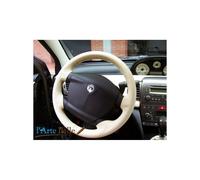 Coprivolante Lancia Ypsilon vera pelle beige