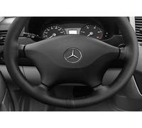 Coprivolante Mercedes-Benz Vito 2014 W639 2003-2019 vera pelle nera