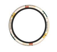 Coprivolante moderno per auto Mid Century, antiscivolo, inodore, misura standard universale da 15 pollici (circa 38 cm), unisex.