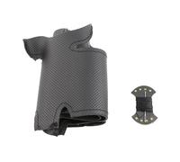 Coprivolante pelle Per Rio 2017-2019 Per Rio5 K2 2016 Per Picanto Per Morning 2017 Coprivolante per auto in PU intrecciata per volante