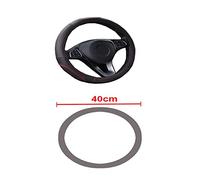 Coprivolante Per 36 38 40 42 45 47 50 CM Treccia Sul Volante Auto Bus Camion Camion Per Pelle Di Mucca Bagagliaio Di Un'auto Coprivolante Wrap Volante Dell'auto(40CM)