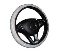 Coprivolante Per Auto 1 Pezzo Con Protezione Per Volante Per Auto SUV Scintillante In Cristallo Di Diamante Per Volante Da 14,5-15 Pollici(As show C)
