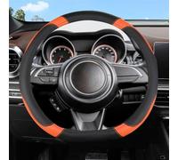 Coprivolante Per Auto A Forma Di D In Pelle Microfibra Da 38 Cm Per Suzuki Swift 2017-2022 Accessori Sportivi(ORAGE)