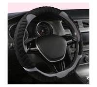 Coprivolante per Auto a Forma di D/O da 36 cm per Toyota, Aqua e Prius, Morbido, Antiscivolo e Resistente all'Usura, Colore Rosso O (Grigio D).