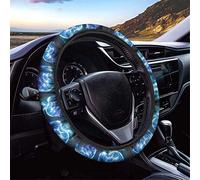 Coprivolante per auto a forma di tartaruga marina blu, per uomini o donne, coprivolante universale per tutte le stagioni, elasticizzato, installazione confortevole, decorazione per volante