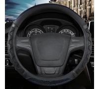 Coprivolante Per Auto Accessori In Pelle Microfibra Antiscivolo Per MG Tutti I Modelli ZS HS GS EHS EZS GT EV RX5 Durevole(Blue O shape)