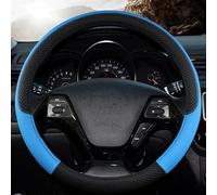 Coprivolante Per Auto Accessori In Pelle PU Per Kia K3 2013 Per K2 Rio 2015 2016(Blu)