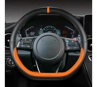 Coprivolante Per Auto Accessori Per Interni In Pelle A Forma Di D Per Kia Per Picanto X-line Per Morning Per Ceed GT Durevole(Orange)