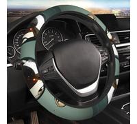 Coprivolante per auto altalena a culla Coprivolante elasticizzato elasticizzato 15 pollici Protezione morbida per volante universale Traspirante Antiscivolo Accessori per auto SUV Furgoni Camion
