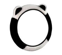 Coprivolante per auto carina | 38 Centimetri antiscivolo - Coprivolante in peluche protettivo per auto - per donne camion SUV Minivan berlina camion viaggi su strada