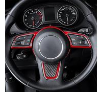 Coprivolante per Auto Compatibile Con Per A3 8V A4 B9 A5 2017 2018 2019 Pulsante Al Volante Dell'auto Adesivo Decorativo Per Telaio Protettivo Accessori