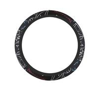 Coprivolante per auto con matematica e fisica, per uomini e donne, elastico, antiscivolo, traspirante, in seta di ghiaccio, universale, 38,1 cm, adatto per auto, SUV, camion