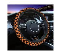 Coprivolante per auto con motivo a scacchiera nero e verde, protezione per volante in tartan Coprivolante(B)