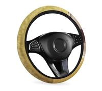 Coprivolante per auto con pallone da calcio su un campo, antiscivolo, protezione completa per volante universale, adatto per auto, camion, furgoni, SUV