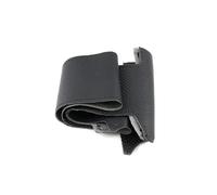 Coprivolante per auto con trecce, accessori in microfibra traforata per Toyota per Avensis 2003-2007(Nero)