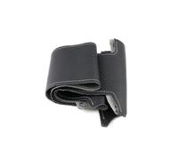 Coprivolante per auto con trecce, accessori in microfibra traforata per Toyota per Avensis 2003-2007(Black-gray)