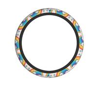 Coprivolante per auto con unicorni, 38,1 cm, adatto per auto, camion e furgoni