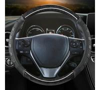 Coprivolante Per Auto Con Venature Del Legno Di Mogano Per Scion IM 2016 Per Auris 2013-2016 Accessori(Nero)