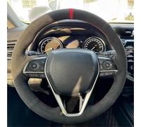 Coprivolante Per Auto Confortevole Pelle Scamosciata Per Toyota Per Avalon Per Camry Per Crown Per Corolla 2018-2022 RAV4(Light Blue Thread6)