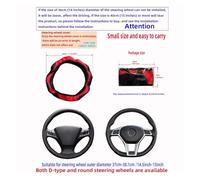 Coprivolante per Auto Copertura Il Coprivolante Universale Elastico Per Auto In Pelle PU Spessa Per Quattro Stagioni È Adatto Per Veicoli Da 14,5-15 Pollici(Pink)