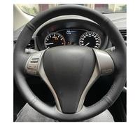 Coprivolante Per Auto Coprivolante Per Auto In Microfibra Nera Cucito A Mano Per Nissan Per Teana 2013-2018 Per Altima Per X-Trail 2014-2017 Volante Protettore(Arancia)