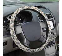 Coprivolante per auto da montagna, antiscivolo, assorbimento del sudore, elasticità, accessori per auto, protezione universale per volante da 15 pollici per SUV, berline, furgoni, camion