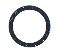 Coprivolante per auto elasticizzato con stampa fosforescente, antiscivolo, traspirante, protezione per volante auto, accessori per auto, universale