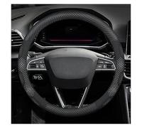 Coprivolante Per Auto In Fibra Carbonio Per SEAT Per Leon Per Ibiza Per FR 2 Per Ateca Per Arona Per Exeo Per Arosa Per Tarraco Per Mii Coprivolante Auto(O white)