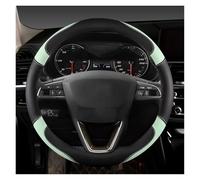 Coprivolante Per Auto In Microfibra E Pelle 38 Cm Antiscivolo Per Seat Per Tarraco Per Arona Per Ateca Per Ibiza Coprivolante Auto(GREEN O)
