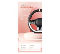 Coprivolante Per Auto In Microfibra E Pelle A Forma D Da 38 Cm Per Suzuki Per Swift 2017-2022 Coprivolante per Auto(ORAGE)