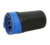 Coprivolante per auto in pelle e microfibra, design cucito su misura, per ruote da 15" (blu)