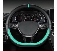 Coprivolante Per Auto In Pelle Microfibra Antiscivolo Accessori Per Lo Styling Per Scirocco Per Jetta 6 2017-2021(Green)