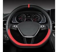 Coprivolante Per Auto In Pelle Microfibra Antiscivolo Accessori Per Lo Styling Per Scirocco Per Jetta 6 2017-2021(rosso)