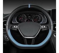 Coprivolante Per Auto In Pelle Microfibra Antiscivolo Accessori Per Lo Styling Per Scirocco Per Jetta 6 2017-2021(Blu)