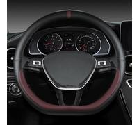 Coprivolante Per Auto In Pelle Microfibra Antiscivolo Accessori Per Lo Styling Per Scirocco Per Jetta 6 2017-2021(Claret)