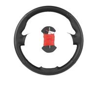 Coprivolante per auto in pelle nera cucito a mano, per Audi A4L A6L Q2L Q3 Q5 Q7 A1 A3 A5 A6 A7 A8 Coprivolante fai da te in microfibra traspirante