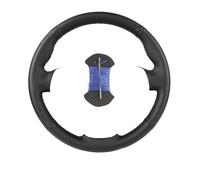 Coprivolante per auto in pelle nera cucito a mano, per Audi A4L A6L Q2L Q3 Q5 Q7 A1 A3 A5 A6 A7 A8 Coprivolante fai da te in microfibra traspirante