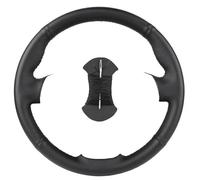 Coprivolante per auto in pelle nera cucito a mano Per Ford Fiesta ST 2013 2014 2015 2016 2017 2018 Coprivolante traspirante in microfibra fai da te