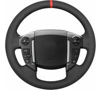 Coprivolante per Auto in Pelle Nera, Cucito a Mano, per Land Rover Discovery 4 2010-2016