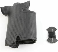 Coprivolante per Auto in Pelle Nera Cucito a Mano Per Renault Clio 4 (IV) Captur Captur 2016-2019 DIY Copri Volante Protezione Copertura