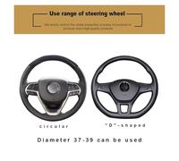 Coprivolante per auto in pelle PU con motivo in legno a 4 colori, accessori interni universali Coprivolante per auto