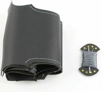 Coprivolante per Auto in Similpelle Nera Cucito a Mano Fai da Te per Buick Sail per Opel Astra GH 1998-2007 Zafira A 1999-2005