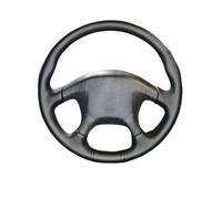 Coprivolante per Auto in Similpelle Traspirante per Mitsubishi e Pajero, Ideale per la Decorazione Sportiva e Calda dell'auto (Filo Beige)