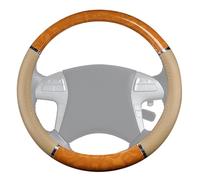 Coprivolante per auto - Pelle artificiale | Protezione per grano di legno da da 15 pollici 380 g, protezione universale per tutte le stagioni migliora l' per la decorazione del veicolo E