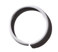 Coprivolante per auto Per A1 A3 8P 8L A4 A5 B6 B7 A6 A7 C5 C6 4F Q3 Q5 Q7 8D Coprivolante Per Auto In Pelle Traspirante(White-O)