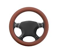 Coprivolante per auto Per accessori per auto con diametro di 38 cm, decorazione protettiva per volante interno, coprivolante universale in silicone adatto(Marrone)