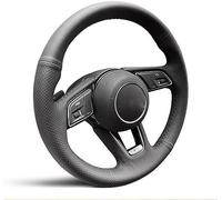 Coprivolante per auto, per Audi A1 (8X) Sportback A3 (8V) A4 (B9) Avant A5 (F5) Q2, coprivolante per auto in pelle cucito a mano fai-da-te