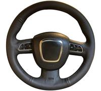 Coprivolante per auto, per Audi A3 8P Sportback A4 B8 Avant A5 8T A6 C6 A8 D3 Q7 8R Q5 4L S4 S3, coprivolante per auto in pelle cucito a mano fai-da-te