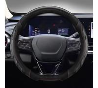 Coprivolante Per Auto Per Chevy Per Cruze Per Malibu Per Sail Per Spark Per Captiva Per Equinox Per Trax Per Tracker Per Aveo Coprivolante 38cm Copertura Volante(Nero)