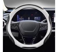 Coprivolante Per Auto Per Chevy Per Cruze Per Malibu Per Sail Per Spark Per Captiva Per Equinox Per Trax Per Tracker Per Aveo Coprivolante 38cm Copertura Volante(BIANCO)